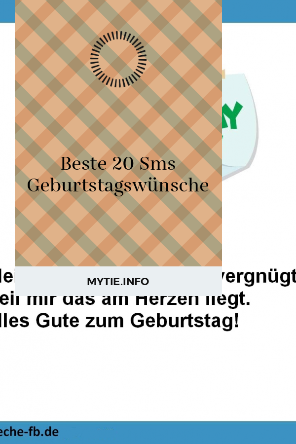 Beste 20 Sms Geburtstagswünsche